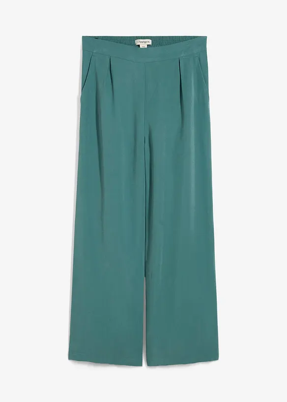 Pantaloni cropped in morbido misto viscosa, bonprix
