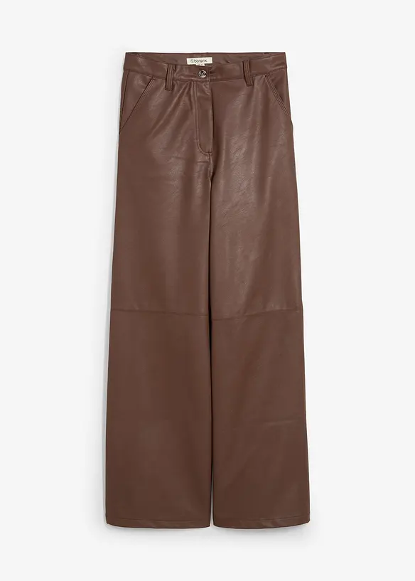 Pantaloni in similpelle, bonprix