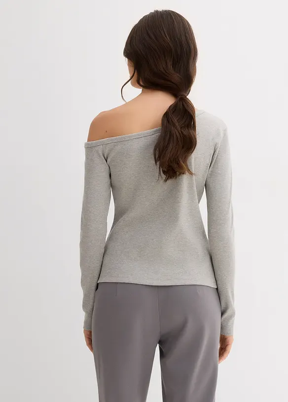 Maglia a costine a maniche lunghe, bonprix