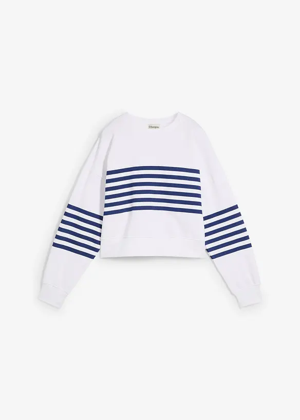 Felpa oversize in puro cotone, bonprix