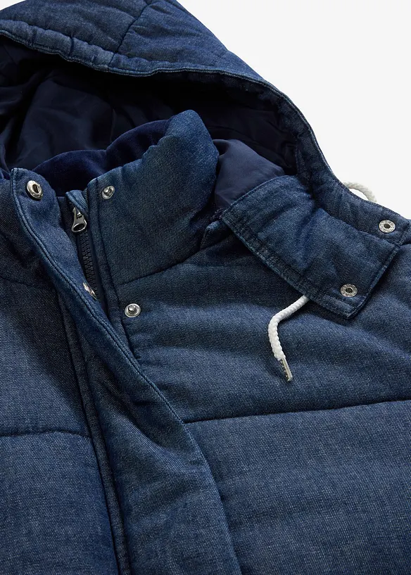 Giacca trapuntata in denim, bonprix