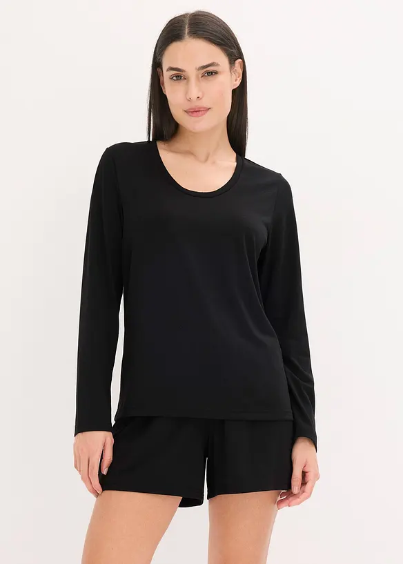 Pigiama estivo loungewear in materiale morbido leggero, bonprix