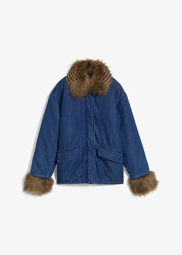 Giacca di jeans leggermente imbottita, bonprix