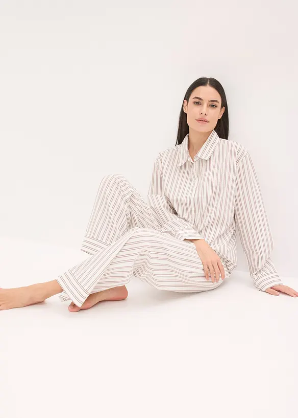 Tuta da casa oversize in tessuto di cotone, bonprix