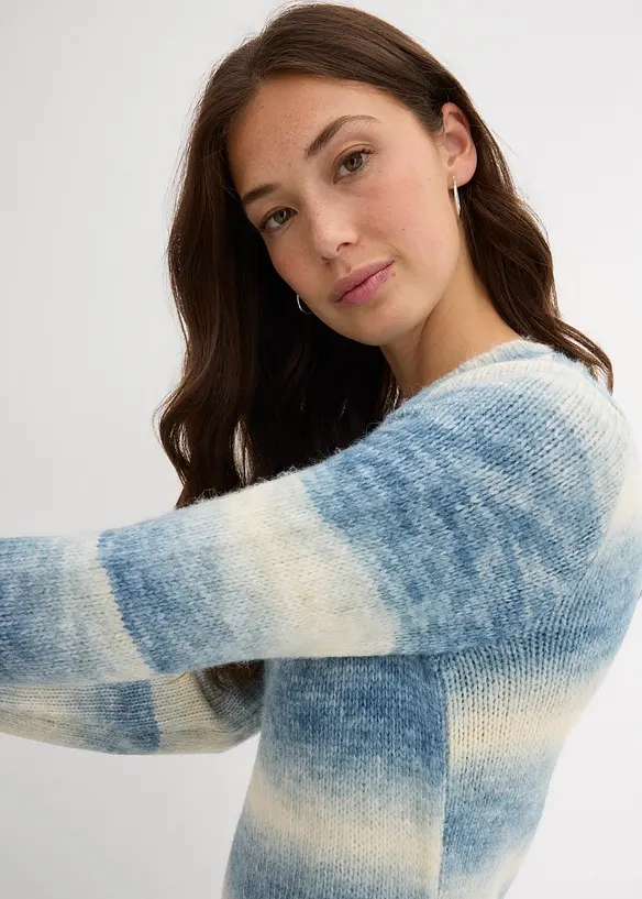 Abito in morbida maglia misto lana, bonprix