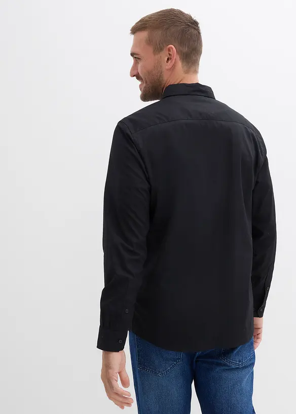 Camicia a maniche lunghe in puro cotone, bonprix