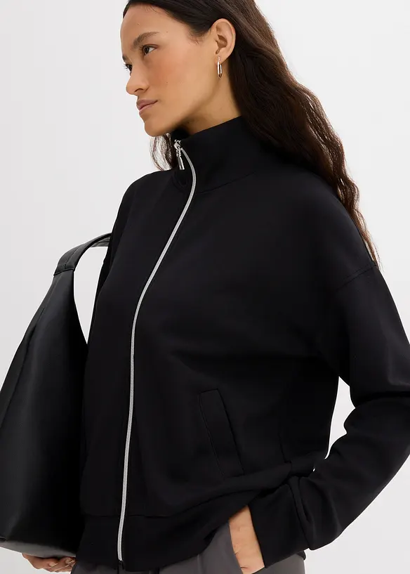 Giacca oversize in misto viscosa, bonprix