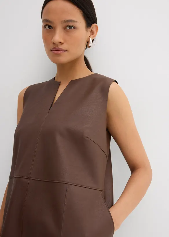Abito in similpelle, bonprix