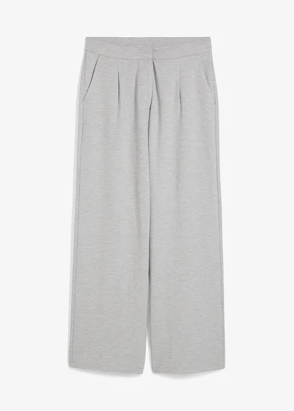 Pantaloni morbidi a gamba larga in misto viscosa, bonprix