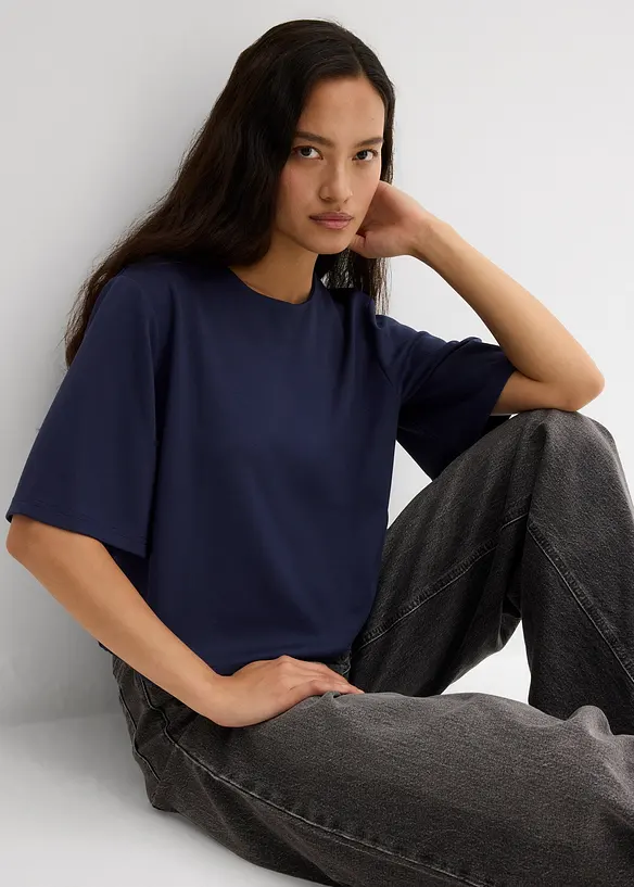 T-shirt in morbido punto di Roma, bonprix