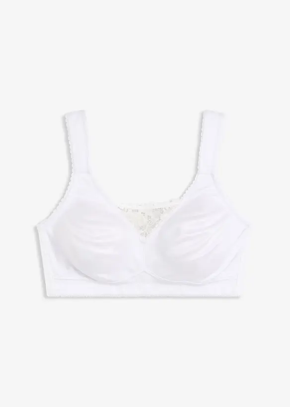 Reggiseno contenitivo senza ferretto con spalline imbottite, bonprix