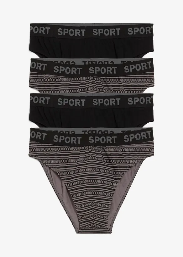 Slip con cotone (pacco da 4), bonprix
