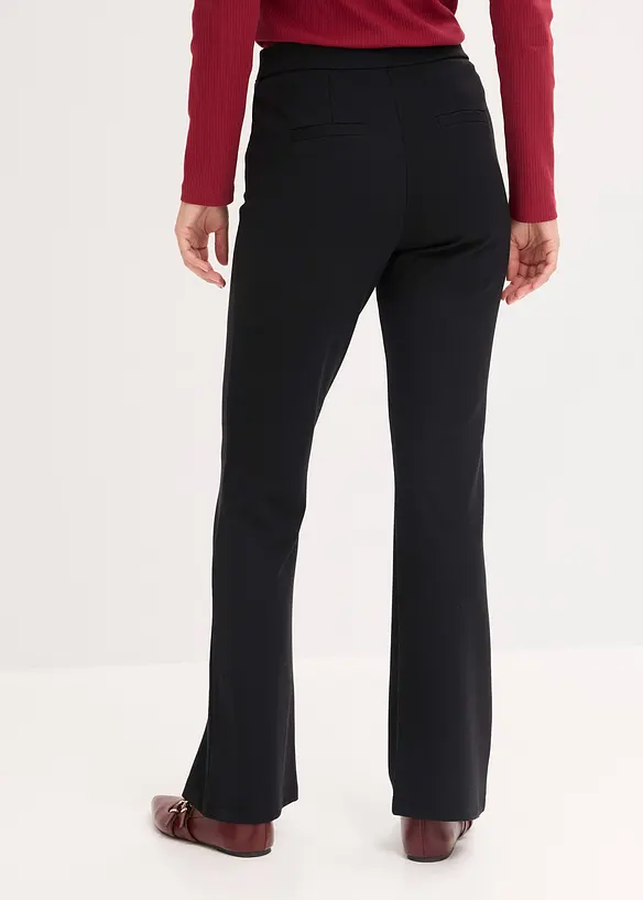 Pantaloni con elastico in vita in punto di Roma, bonprix