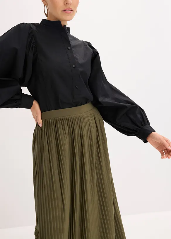 Gonna fluente in jersey misto viscosa, bonprix