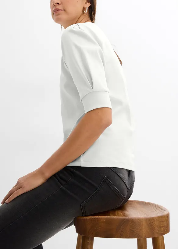 Maglia con maniche a sbuffo, bonprix