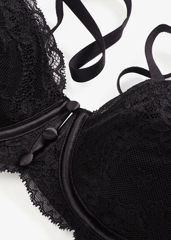 Reggiseno con coppe preformate in pizzo fine, bonprix