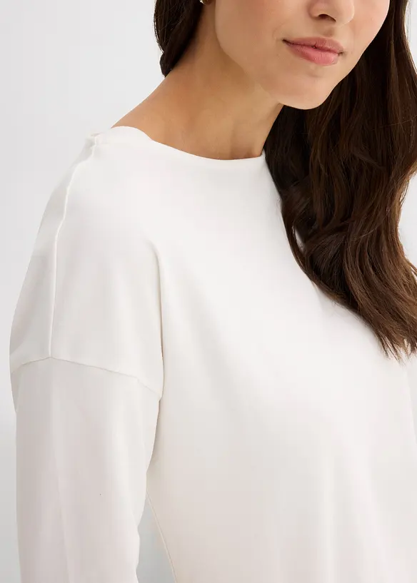 Maglia a spalle scoperte in puro cotone, bonprix