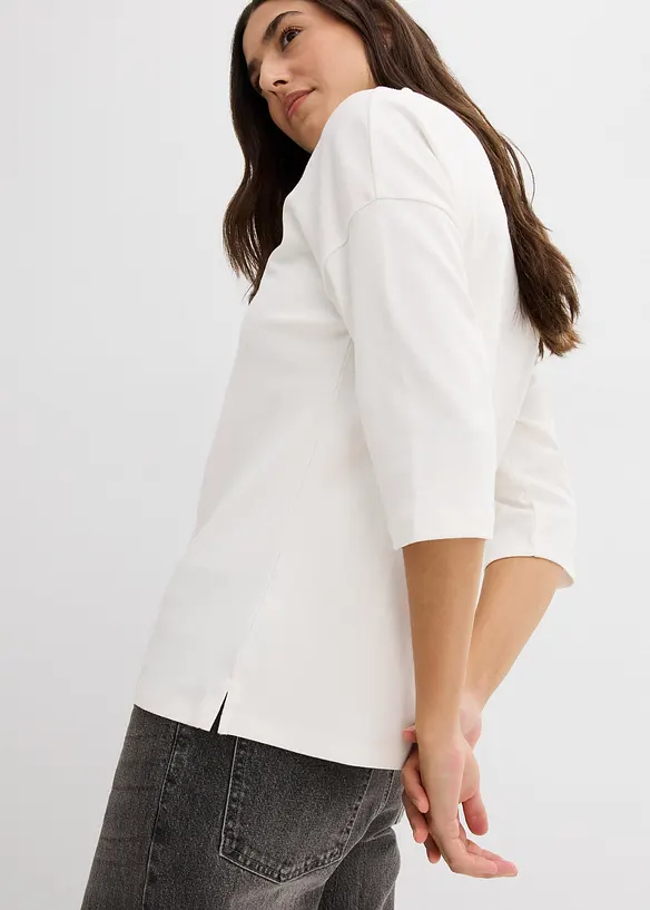 Maglia a spalle scoperte in puro cotone, bonprix