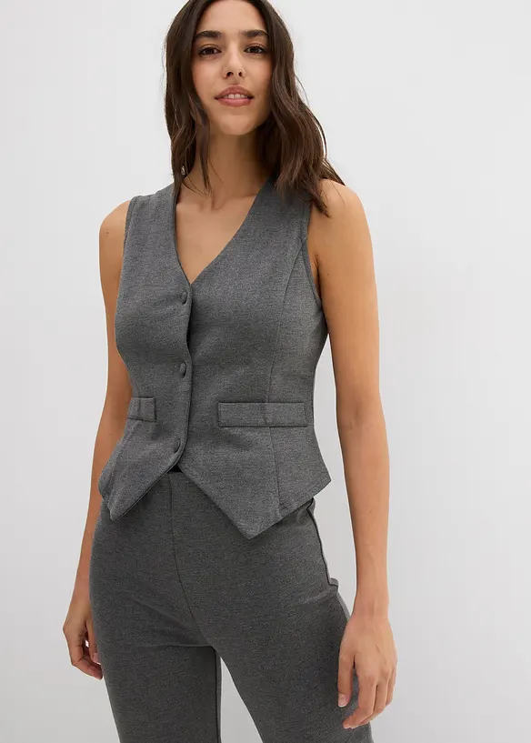 Gilet in misto viscosa, bonprix