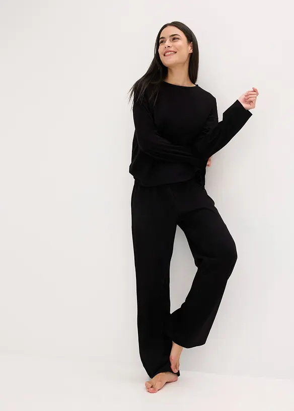 Tuta da casa oversize in cotone morbido, bonprix