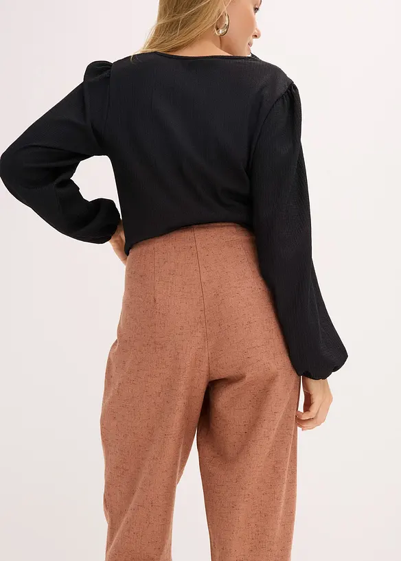Pantaloni in simil lana, bonprix