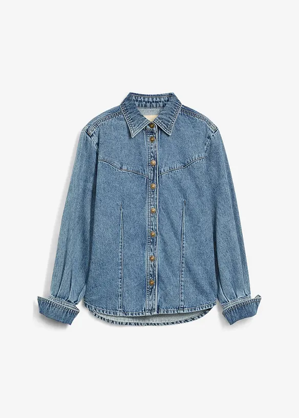 Camicia in jeans di puro cotone, bonprix