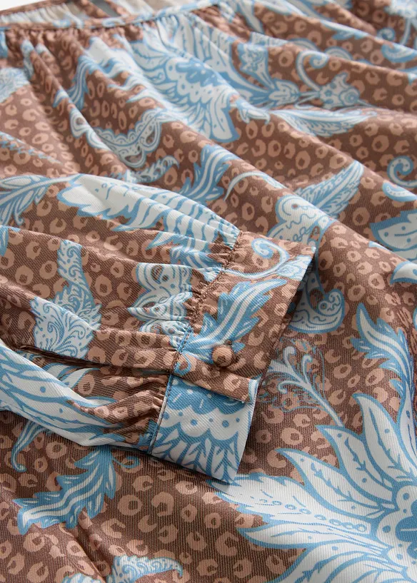 Blusa in misto viscosa fine, bonprix