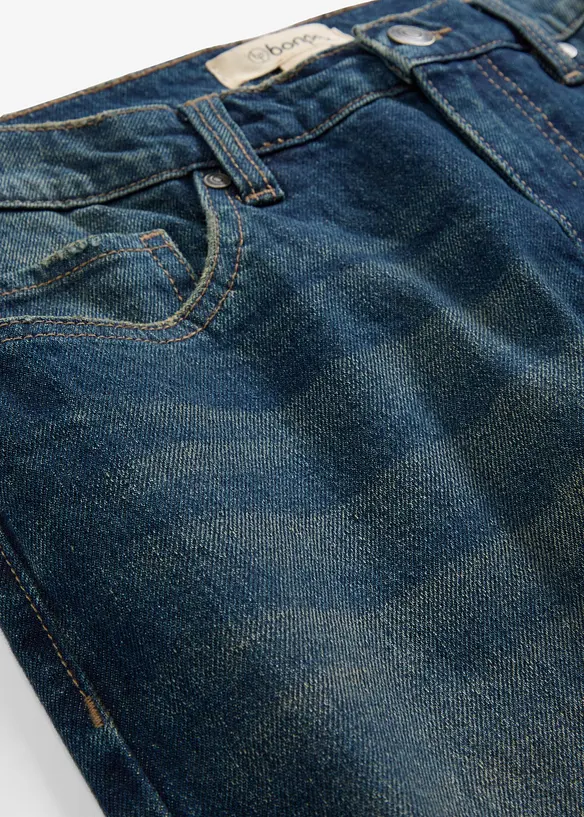 Jeans wide leg, vita alta, bonprix