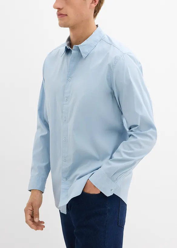 Camicia elegante elasticizzata, regular fit, bonprix