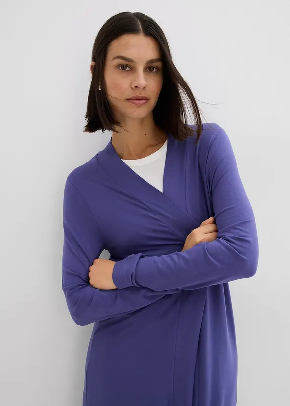 Cardigan lungo in jersey di viscosa morbida, bonprix