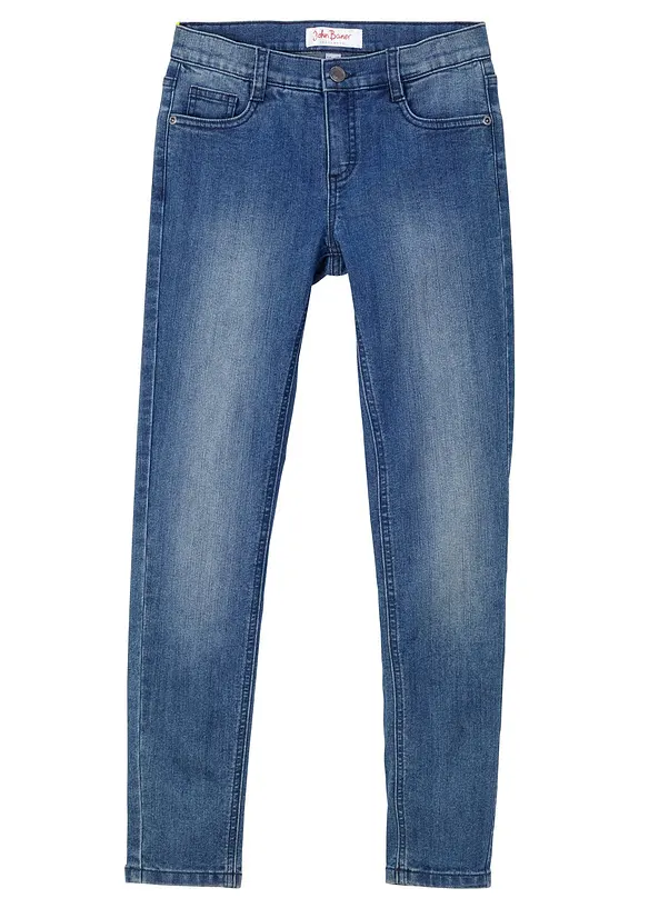 Jeans skinny fit, vita media, bonprix