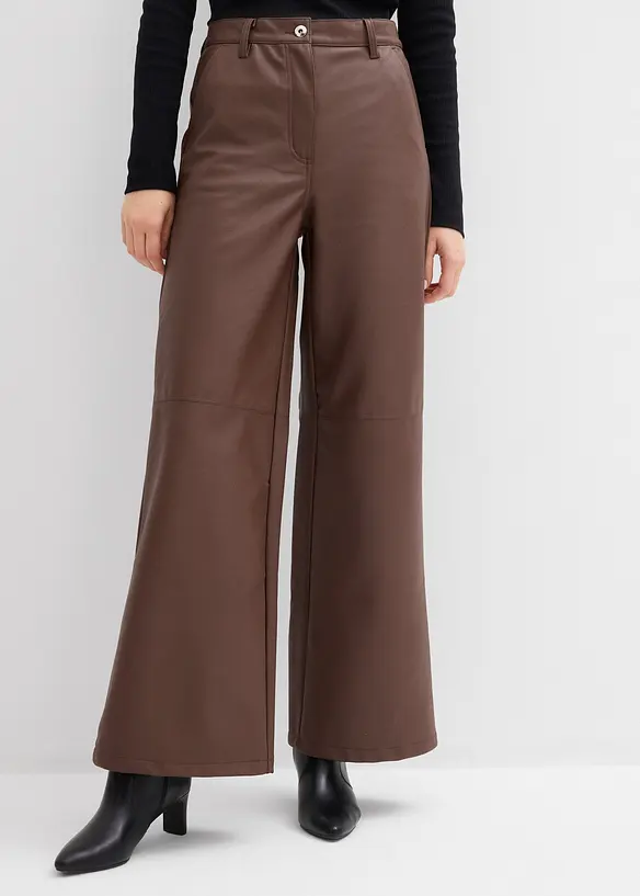 Pantaloni in similpelle, bonprix