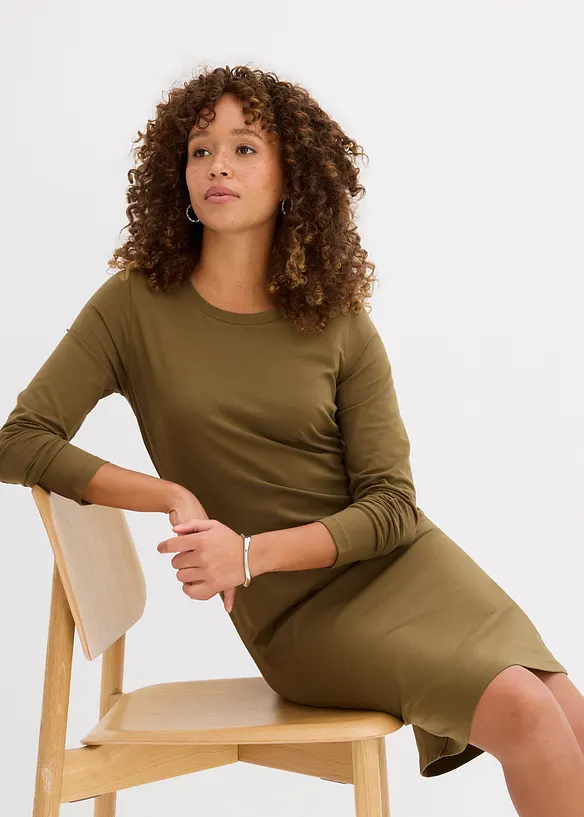 Abito in jersey di cotone elasticizzato (pacco da 2), bonprix