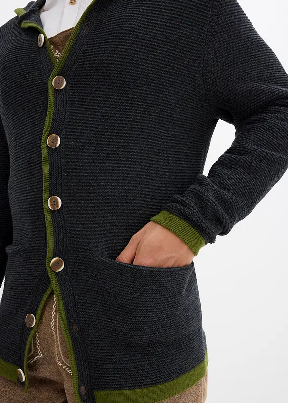 Cardigan bavarese con cappuccio, bonprix