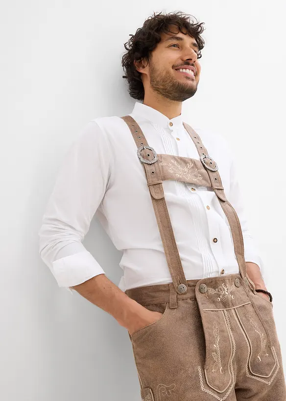 Camicia bavarese in puro cotone, bonprix