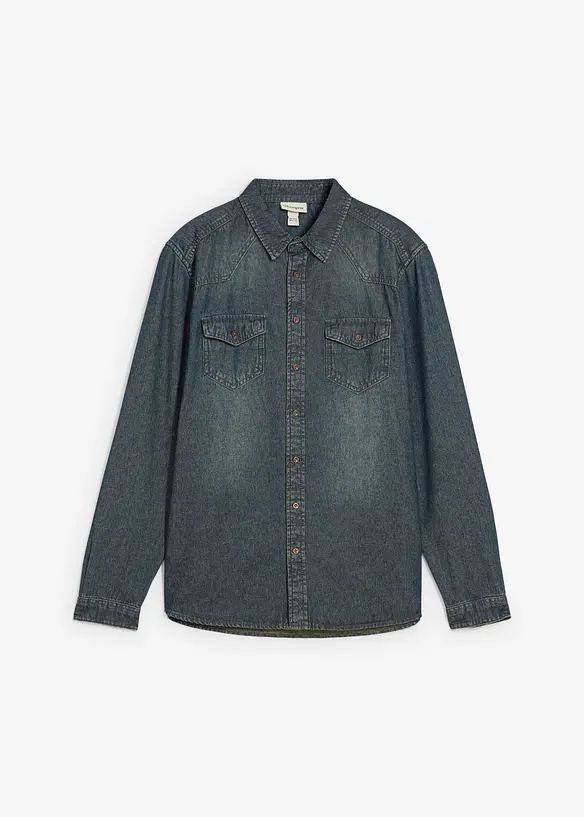 Camicia in jeans di puro cotone, bonprix