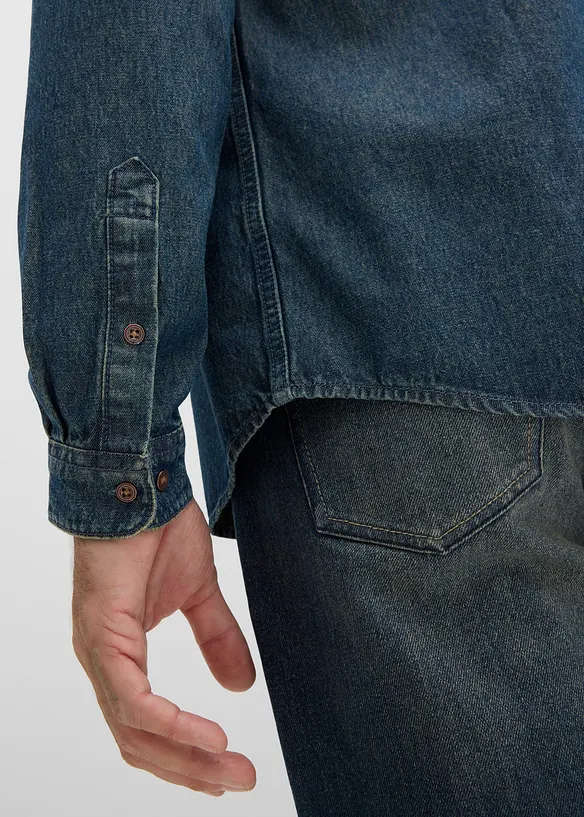 Camicia in jeans di puro cotone, bonprix