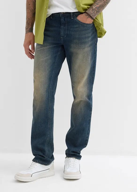 Jeans elasticizzati regular fit, straight, bonprix
