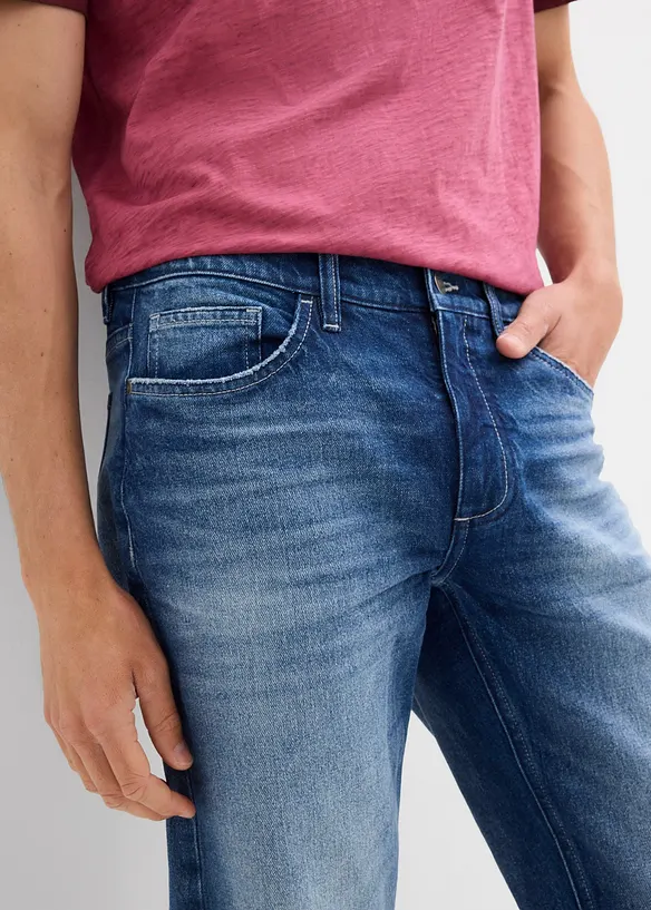 Jeans elasticizzati regular fit, straight, bonprix