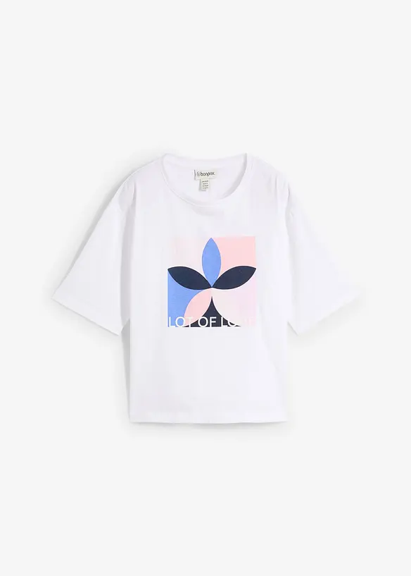 T-shirt in puro cotone, bonprix