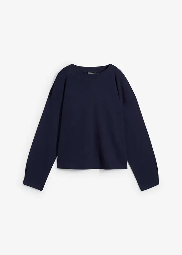 Maglia a maniche lunghe in puro cotone, bonprix