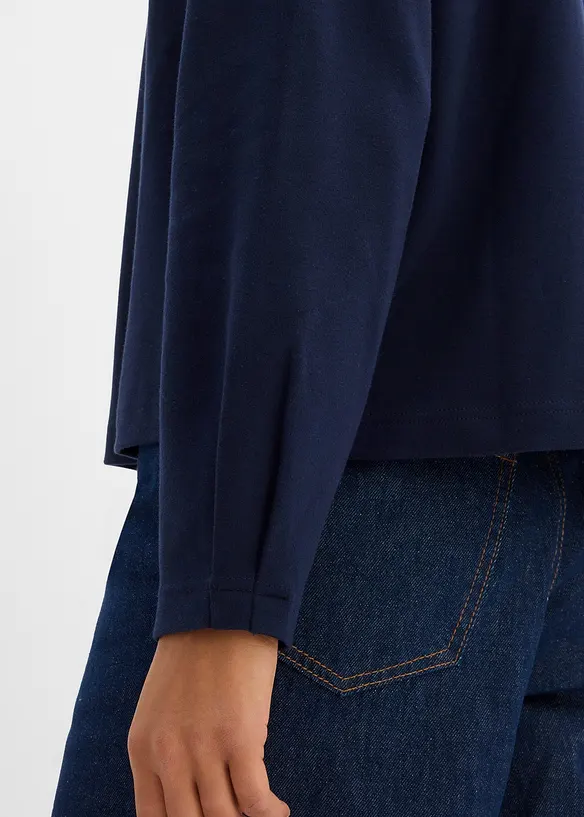 Maglia a maniche lunghe in puro cotone, bonprix
