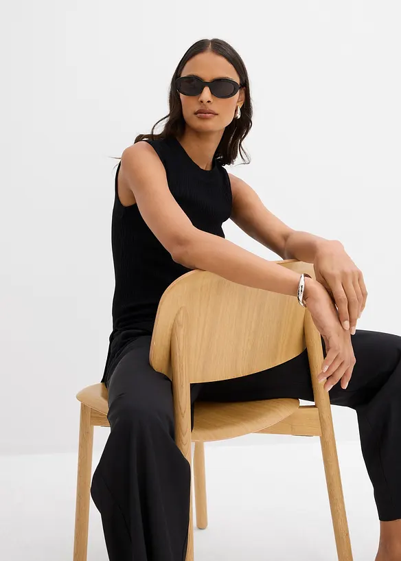 Top in maglia di misto viscosa, bonprix