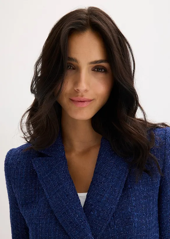 Blazer corto in morbido bouclé, bonprix
