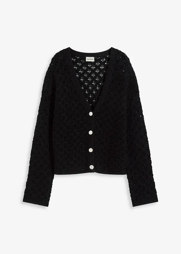 Cardigan traforato, bonprix