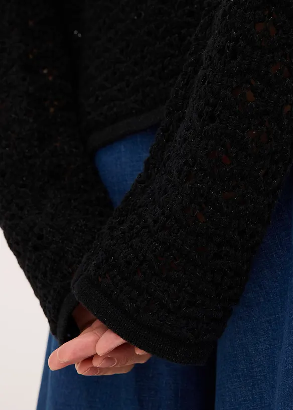 Cardigan traforato, bonprix