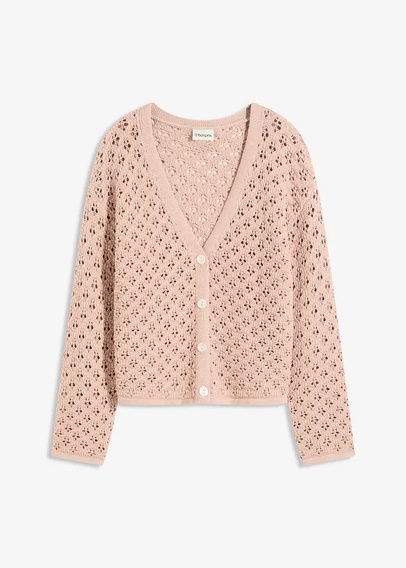 Cardigan traforato, bonprix