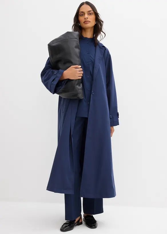 Trench lungo fluente, bonprix