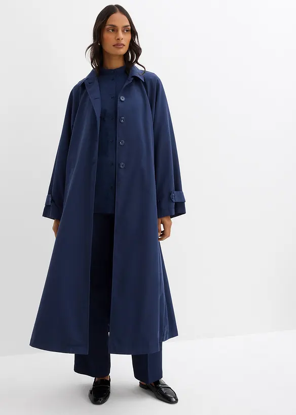 Trench lungo fluente, bonprix