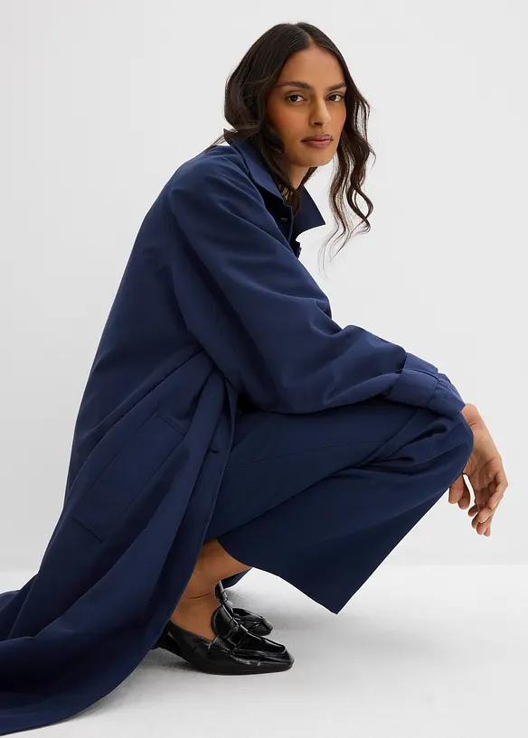 Trench lungo fluente, bonprix